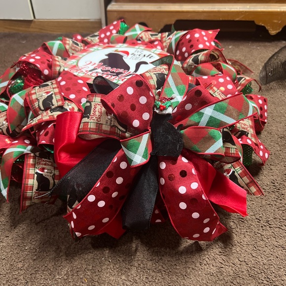 Meowy Christmas Wreath - Picture 5 of 5